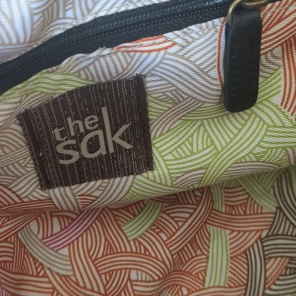 The Sak Black Leather Shoulder Bag with Braided Handle - Picture 10 of 10